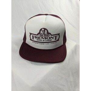 Vintage Casino Hat Sam Boyd Fremont Hotel Las Vegas Mesh Snapback Cap Hat